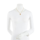 Dior Vintage Crystal CD Oval Necklace