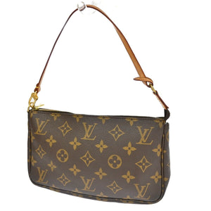 Louis Vuitton Pochette Accessoires  Canvas Clutch Bag