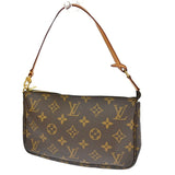 Louis Vuitton Pochette Accessoires  Canvas Clutch Bag