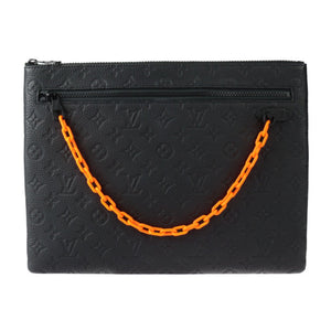 Louis Vuitton Pochette A4  Leather Clutch Bag