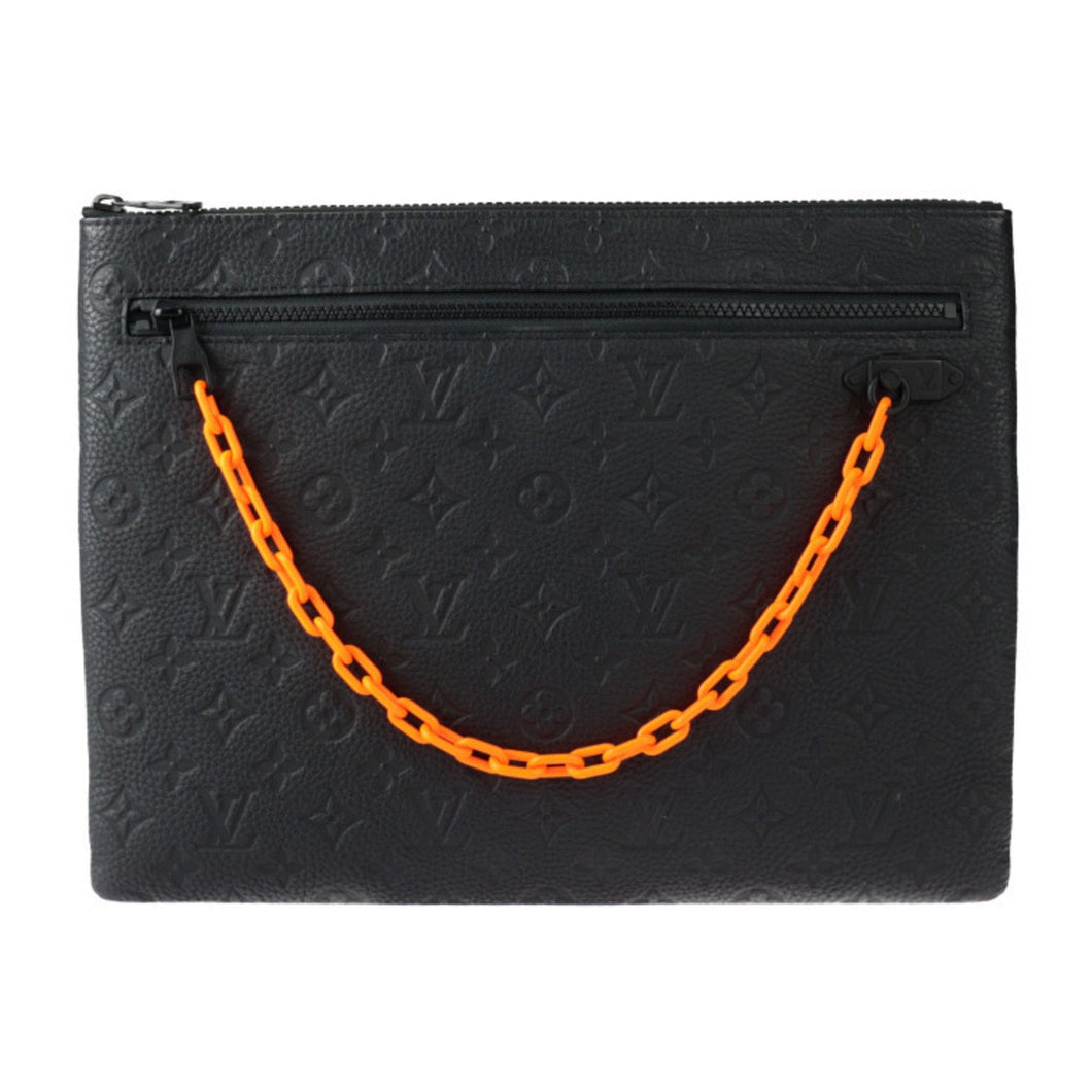 Louis Vuitton Pochette A4  Leather Clutch Bag