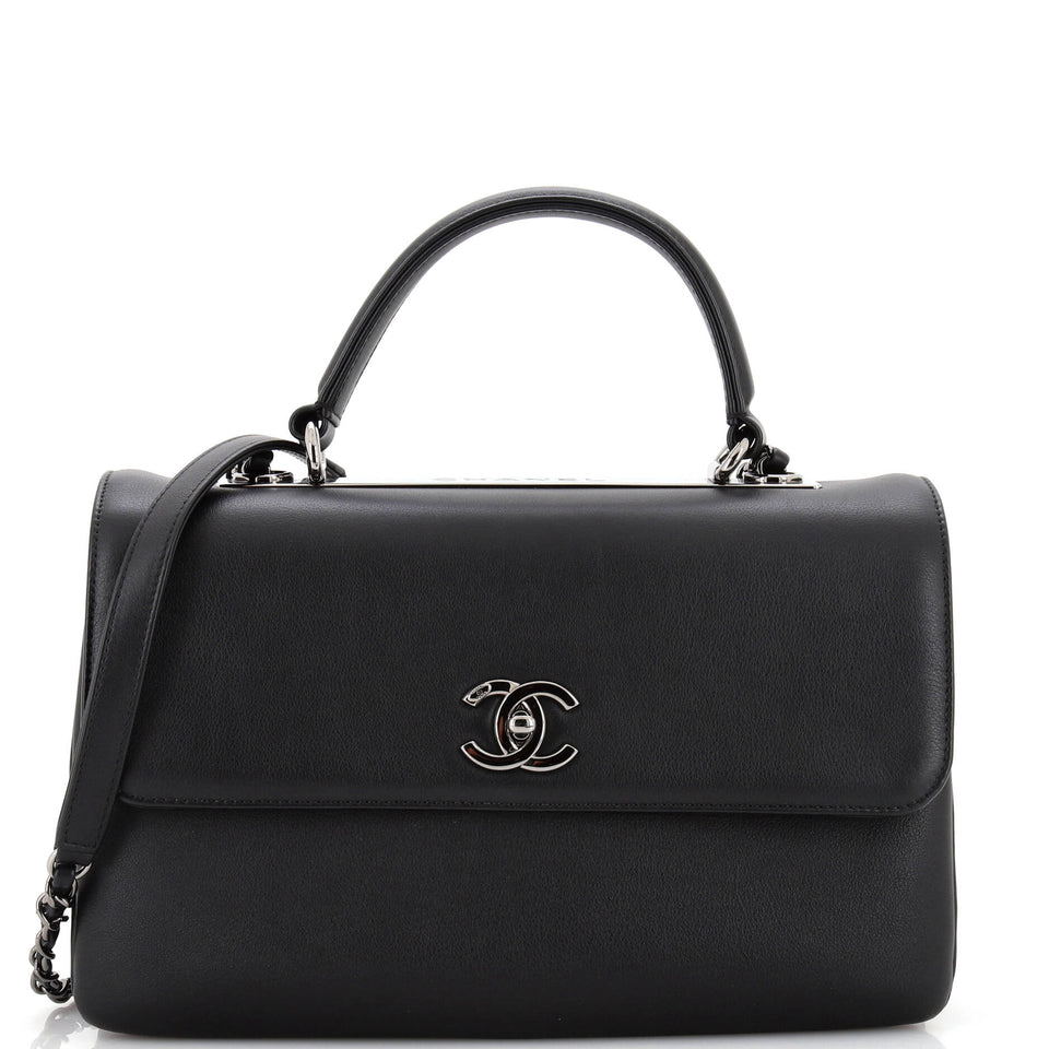CHANEL Trendy CC Top Handle Bag Calfskin Medium