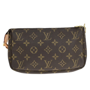 Louis Vuitton Pochette Accessoires  Canvas Clutch Bag