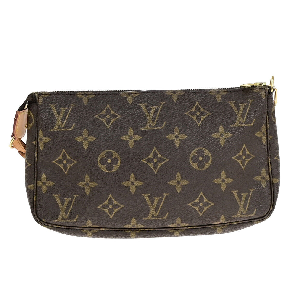 Louis Vuitton Pochette Accessoires  Canvas Clutch Bag
