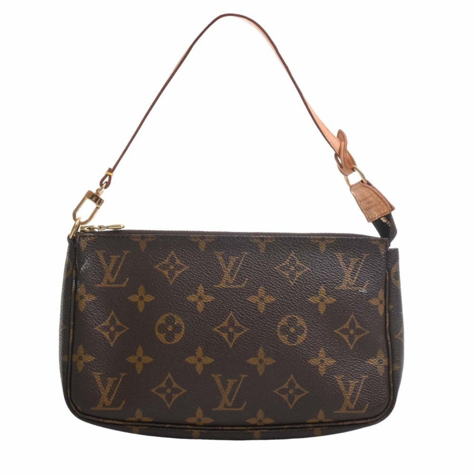 Louis Vuitton Pochette Accessoires  Canvas Clutch Bag