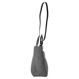 Dior Large Lady Dior Houndstooth Print Hand Bag in Canvas