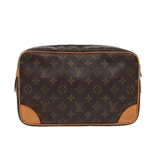 Louis Vuitton Compiegne 28  Canvas Clutch Bag