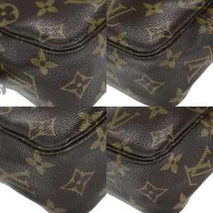 Louis Vuitton Trousse De Toilette 18  Canvas Clutch Bag
