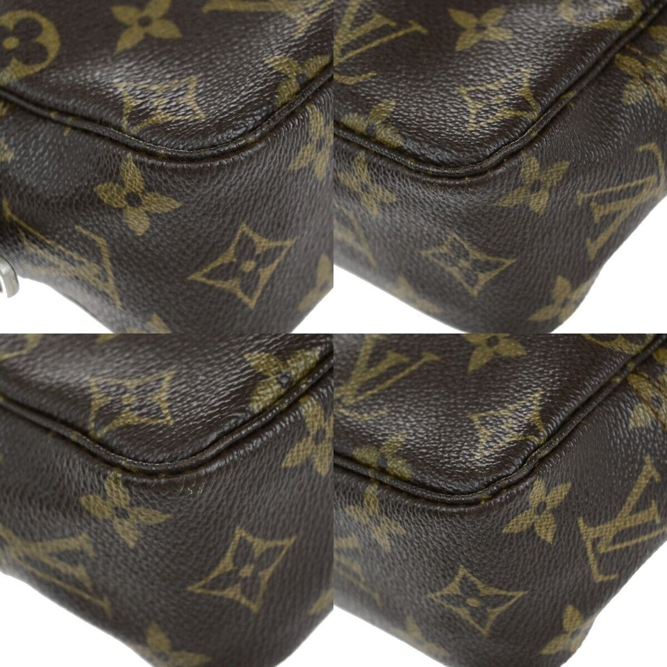 Louis Vuitton Trousse De Toilette 18  Canvas Clutch Bag