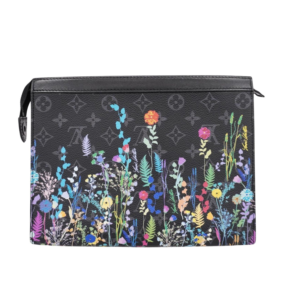 Louis Vuitton Pochette Voyage  Canvas Clutch Bag