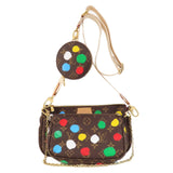 Louis Vuitton multi Pochette Accessoires  Canvas Clutch Bag