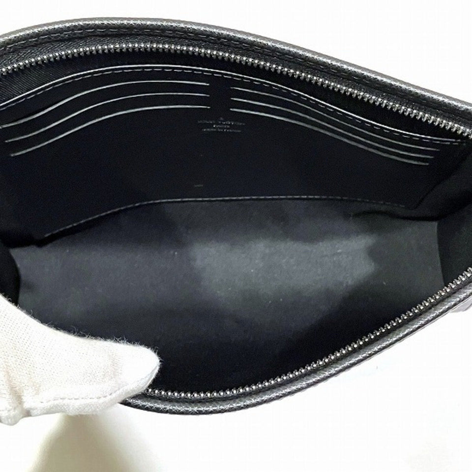 Louis Vuitton Pochette Voyage  Leather Clutch Bag