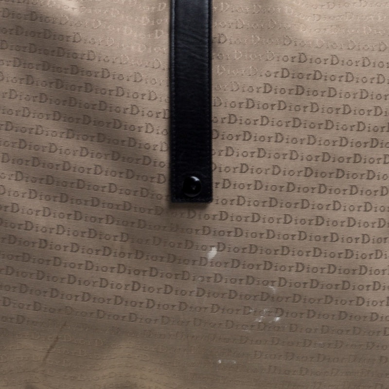 Dior  Oblique Canvas And Mesh Shoulder Bag