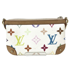 Louis Vuitton Milla  Canvas Clutch Bag