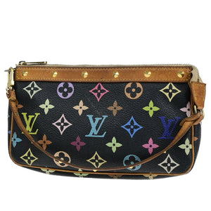 Louis Vuitton Pochette Accessoires  Canvas Clutch Bag