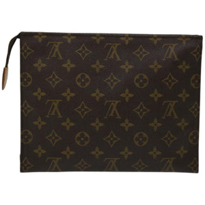 Louis Vuitton Poche Toilette  Canvas Clutch Bag