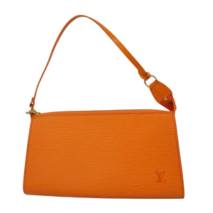 Louis Vuitton Pochette Accessoires  Leather Clutch Bag
