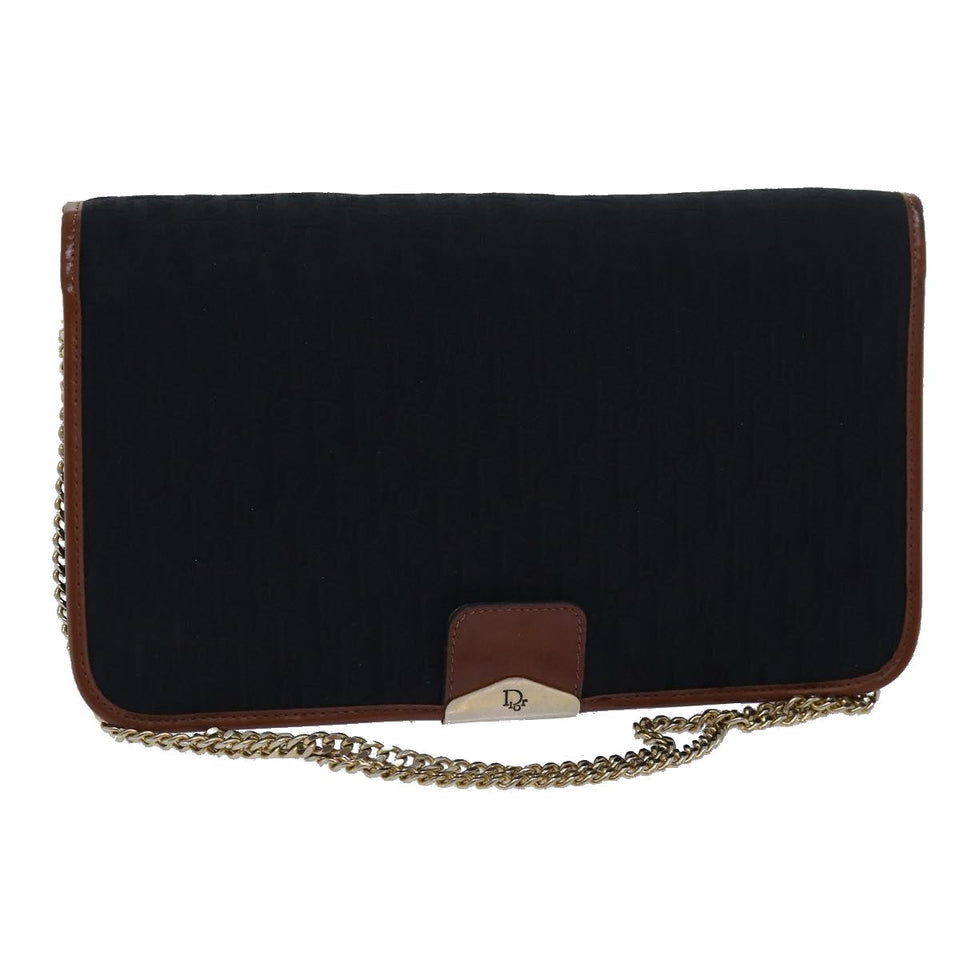 Dior Trotter Chain  Canvas Shoulder Bag