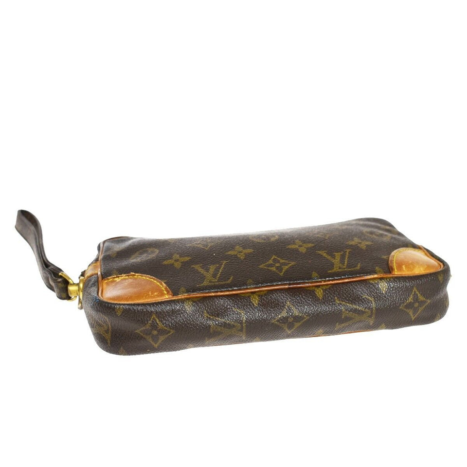 Louis Vuitton Marly Dragonne  Canvas Clutch Bag