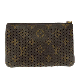 Louis Vuitton Pochette Plat  Canvas Clutch Bag