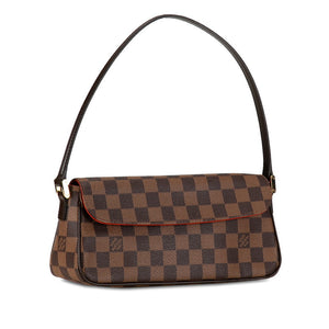 Louis Vuitton Damier Recoleta Handbag N51299 Brown PVC Leather  Louis Vuitton