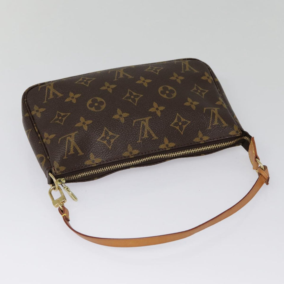 Louis Vuitton Pochette Accessoire  Canvas Clutch Bag