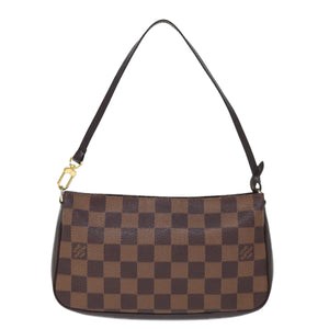 Louis Vuitton Pochette Accessoire  Canvas Clutch Bag