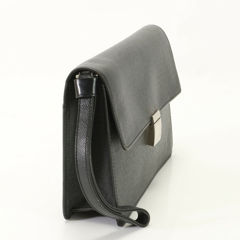 Louis Vuitton Selenga  Leather Clutch Bag