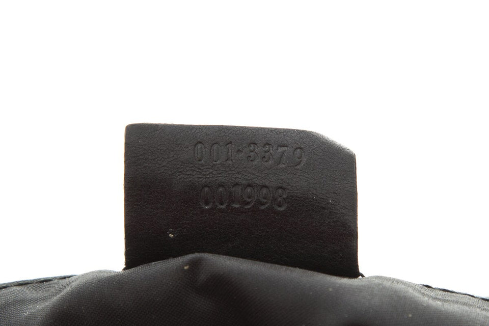 Gucci Vintage Black Triple Pouch Handbag
