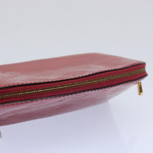 Louis Vuitton Cosmetic Pouch  Patent Leather Clutch Bag