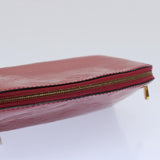 Louis Vuitton Cosmetic Pouch  Patent Leather Clutch Bag