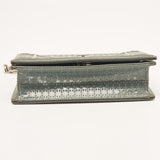 Dior Grey Micro Cannage Patent Leather Mini Diorama Shoulder Bag