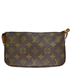 Louis Vuitton Pochette Accessoires  Canvas Clutch Bag