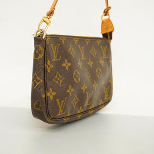 Louis Vuitton Pochette Accessoire  Canvas Clutch Bag