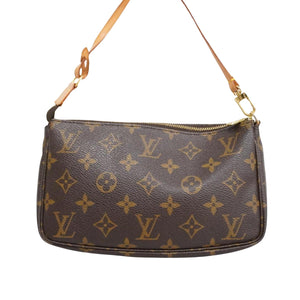 Louis Vuitton Pochette Accessoires  Canvas Clutch Bag