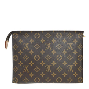 Louis Vuitton Poche Toilette  Canvas Clutch Bag