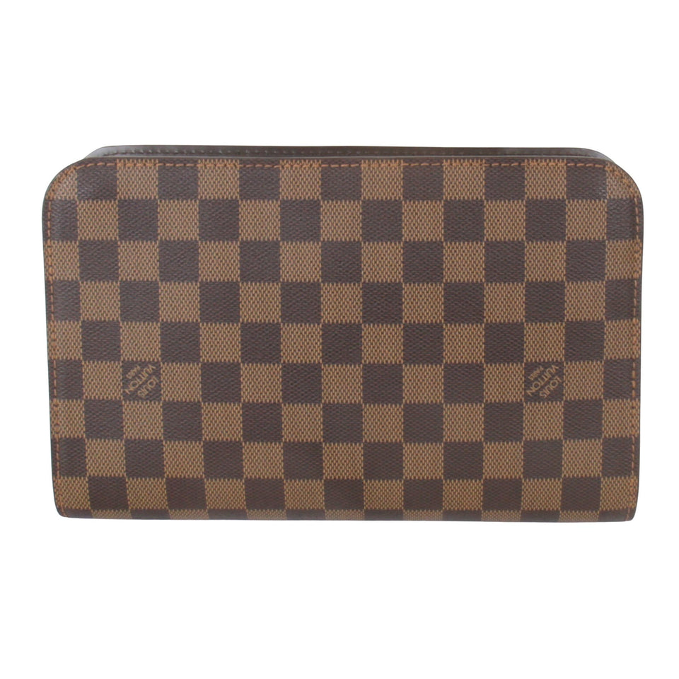 Louis Vuitton Saint Louis  Canvas Clutch Bag