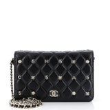 CHANEL All About Charms Wallet on Chain Quilted Lambskin