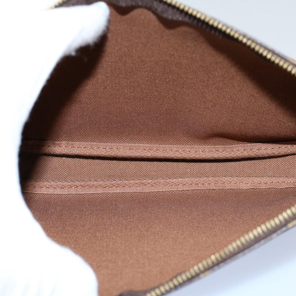 Louis Vuitton Pochette Accessoire  Canvas Clutch Bag