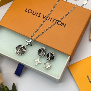 Louis Vuitton Earrings and necklace