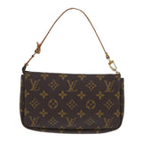 Louis Vuitton Pochette Accessoire  Canvas Clutch Bag