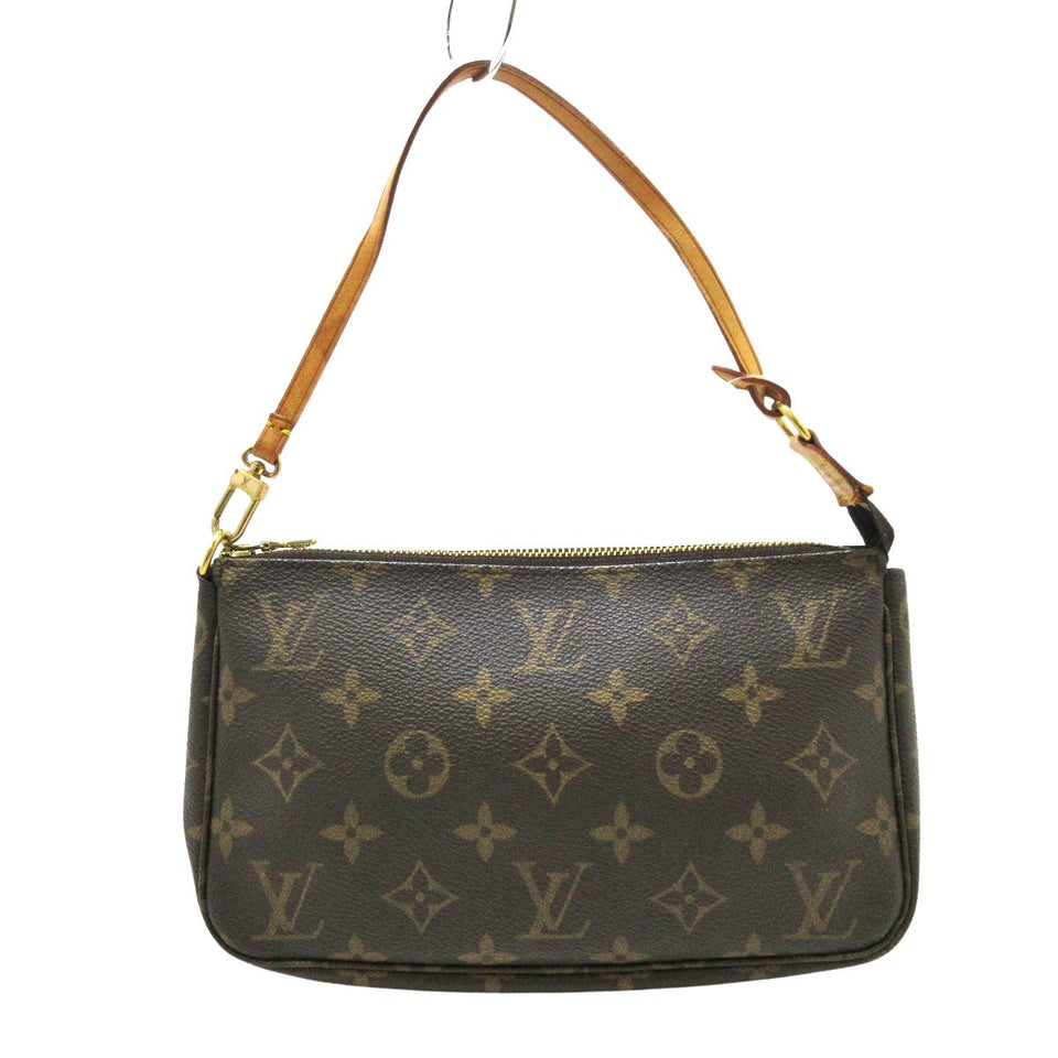 Louis Vuitton Pochette Accessoire  Canvas Clutch Bag