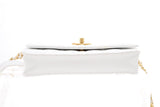 Chanel 2020-21 White Caviar Flap Cross-Body