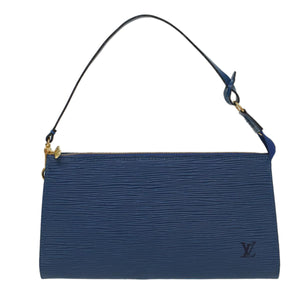 Louis Vuitton Pochette Accessoire  Leather Clutch Bag