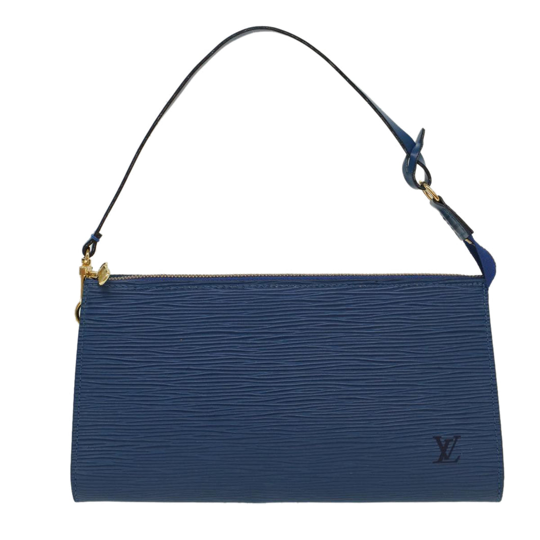 Louis Vuitton Pochette Accessoire  Leather Clutch Bag