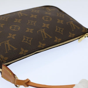 Louis Vuitton Pochette Accessoire  Canvas Clutch Bag