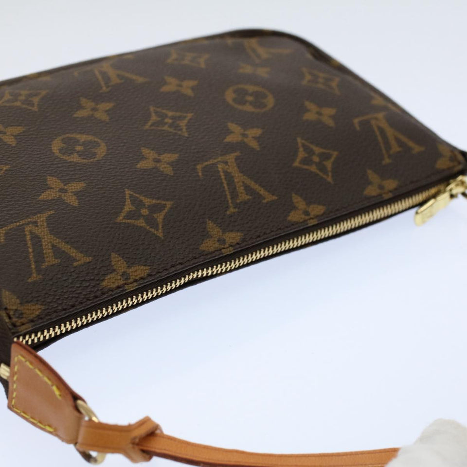 Louis Vuitton Pochette Accessoire  Canvas Clutch Bag