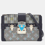 Damier Monogram Canvas LV Pop Trunk Clutch Bag