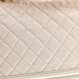 Boy Flap Bag Quilted Caviar Old Medium