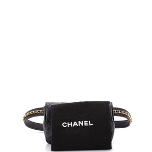Chain Envelope Belt Bag Quilted Calfskin